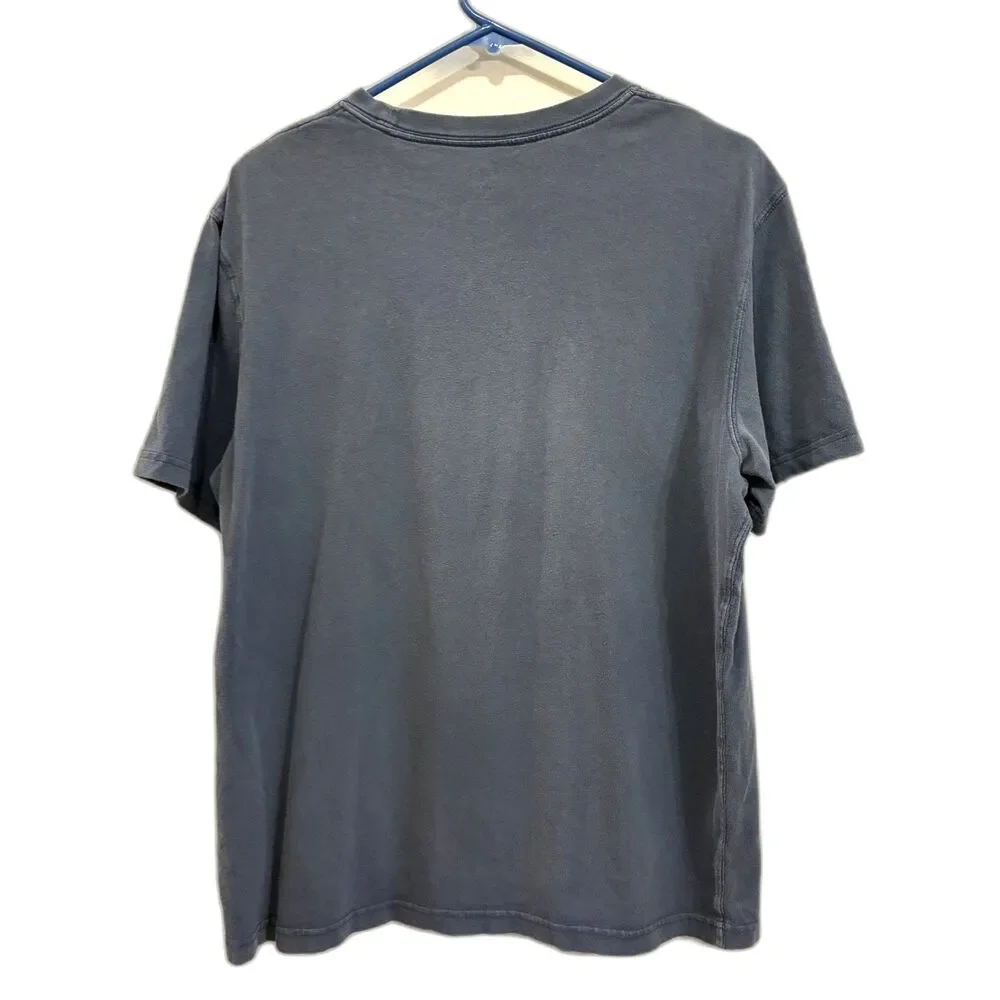 Vintage J. CREW Blue Gray T Shirt Tee Top  Mens Size Medium